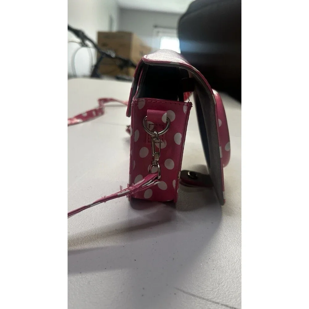 Instax Pink Polka Dot Polaroid Camera Bag
